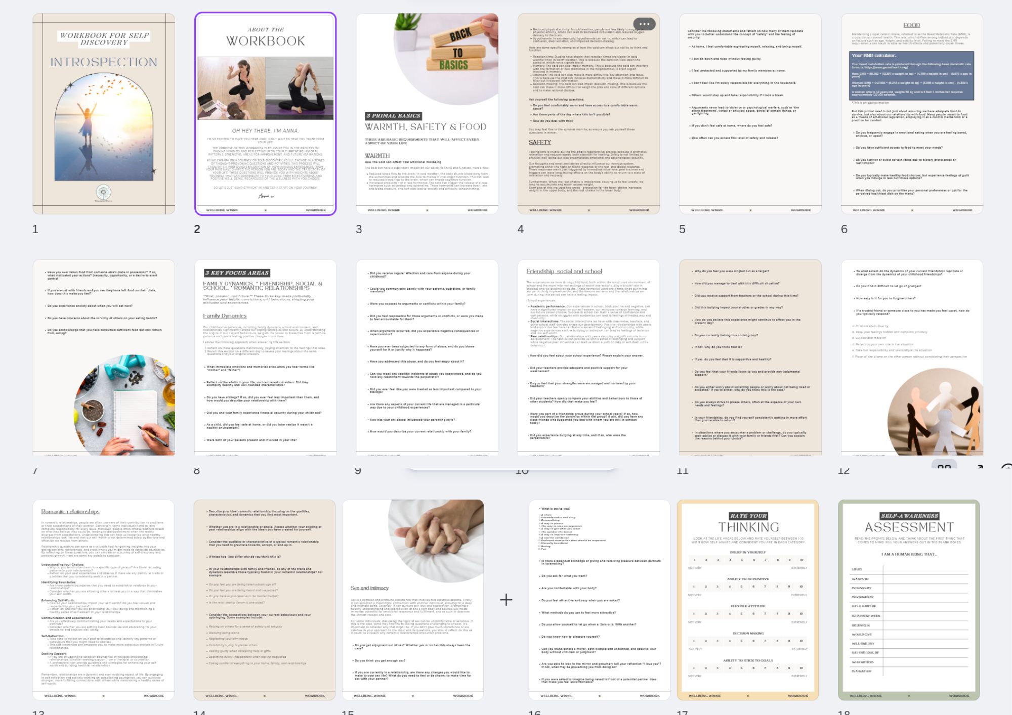 FREE - Introspection Self Discovery Workbook - Image 3